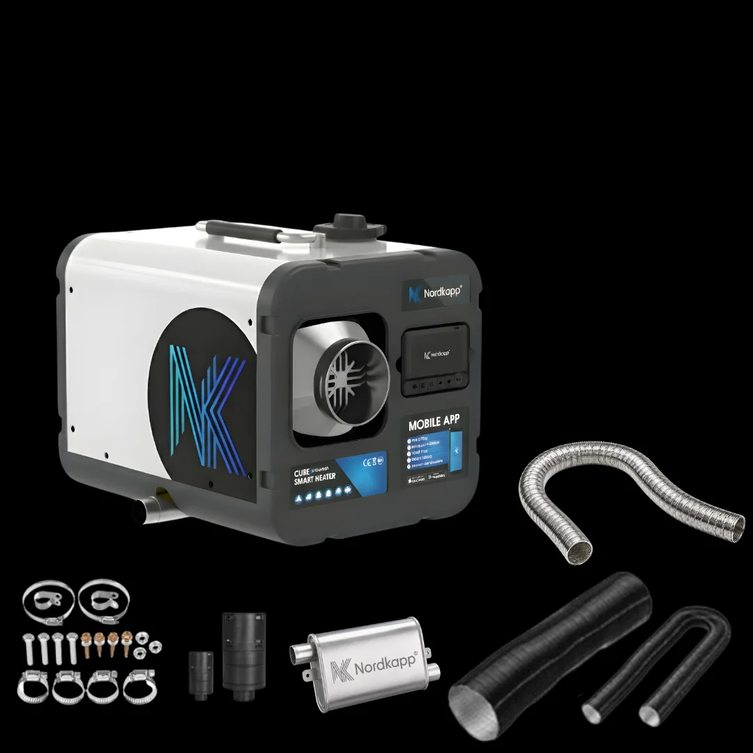 Nordkapp | Naftové kúrenie vzduchu Cube GSM 4G + Bluetooth Gen3 - 12V/24V - Image 8